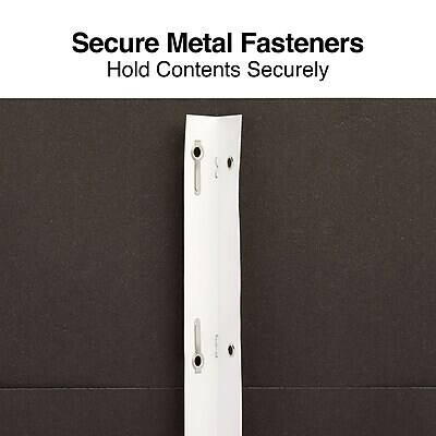 Secure Metal Fasteners  
Hold Contents Securely