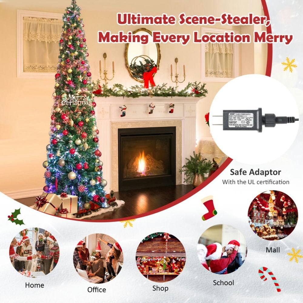 Ultimate Scene-Stealer, Making Every Location Merry  
Merry Christmas  
Safe Adaptor With the UL certification  
Mall Home Office Shop School