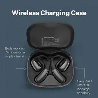 Harmonix TravelerAI Smart Translator Earbuds with Charging Case Harmonix TravelerAI Smart Translator Earbuds with Charging Case