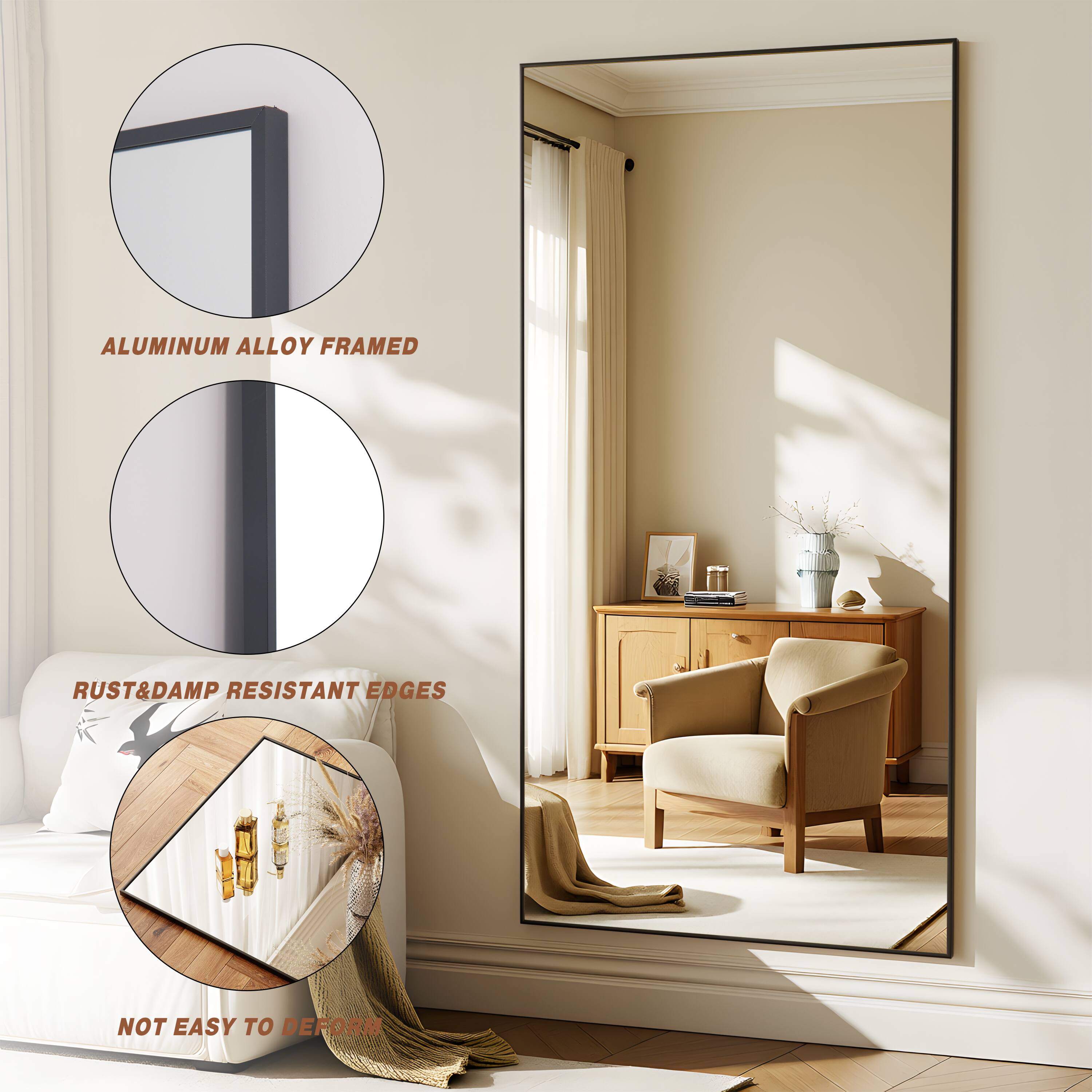 ALUMINUM ALLOY FRAMED  
RUST & DAMP RESISTANT EDGES  
NOT EASY TO DEFORM