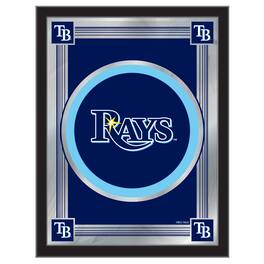 Holland Bar Stool Co. - Tampa Bay Rays 17" x 22" Logo Wall Mirror - Multicolor