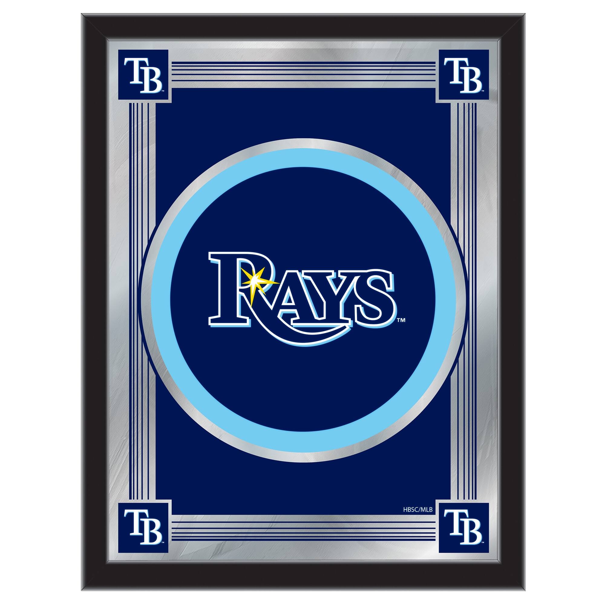 Tampa Bay Rays 17" x 22" Logo Wall Mirror