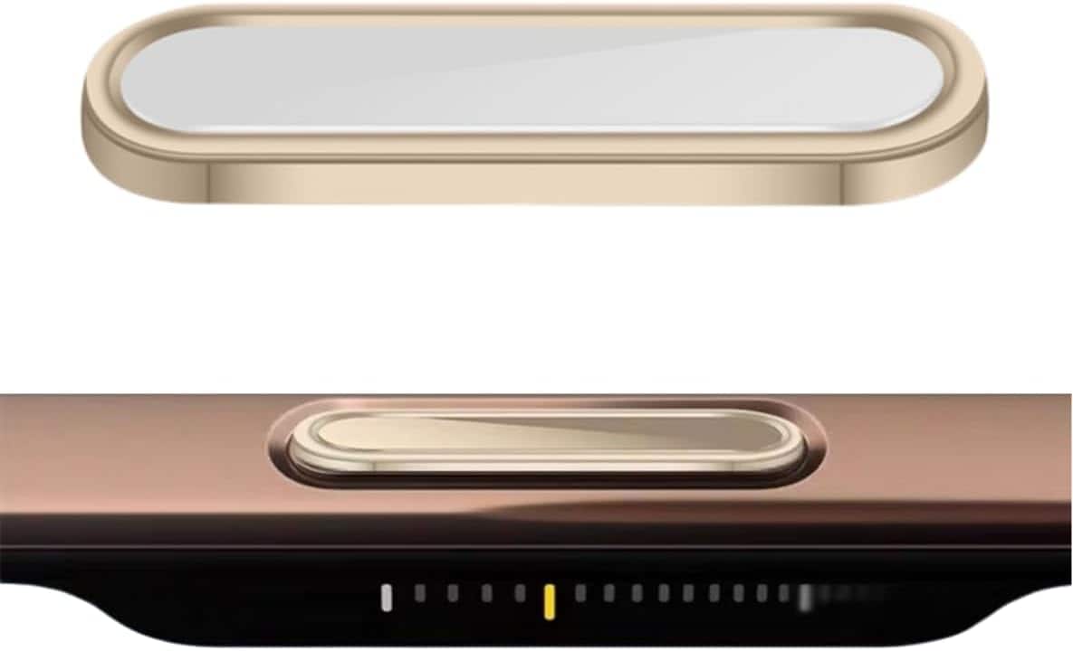 Entronix - Camera Control Button Protector for iPhone 17 & 16 Air/Plus/Pro Max – Metal Decorative Side Key Guard Cover - White