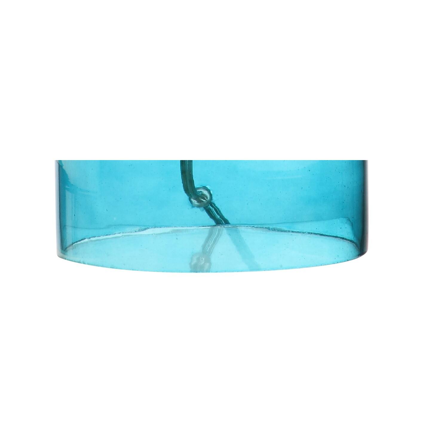 Alt View 7. Jonathan Y - Gemma 19" Glass Bell LED Table Lamp, Moroccan Blue - Moroccan Blue.