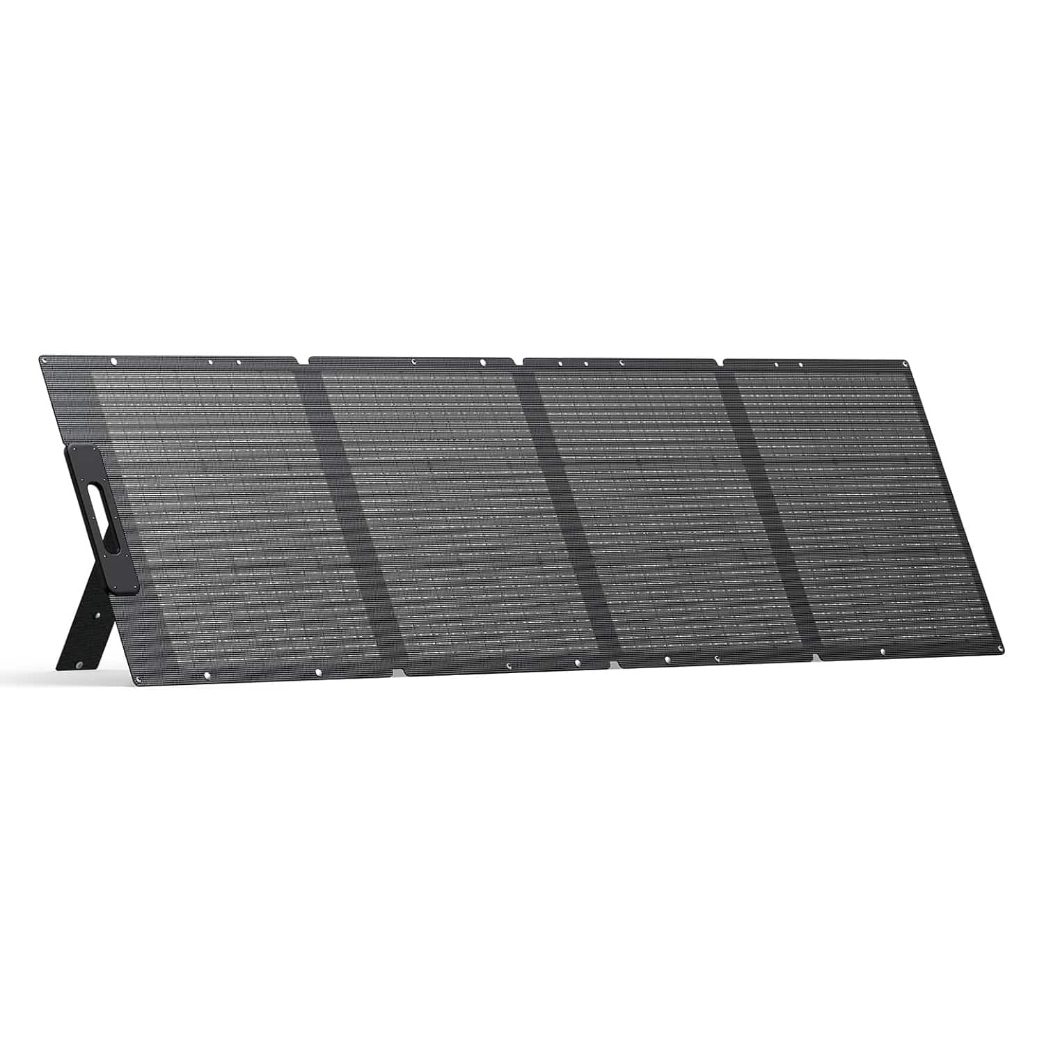 Front. BLUETTI - 200W Monocrystalline Silicon Foldable Portable Solar Panel - Black.