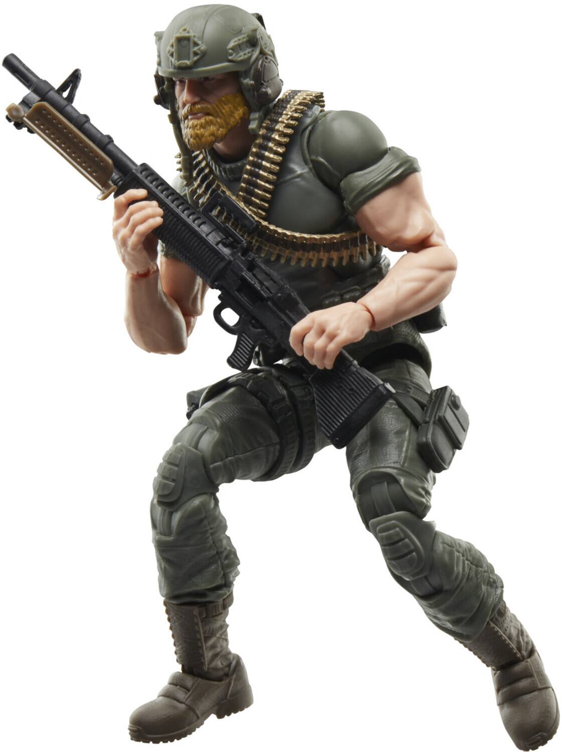 Alt View 2. Hasbro - Hasbro Collectibles - G.I. Joe - Classified Series - Retro Cardback Craig “Rock ’N Roll” McConnel   - Collectibles - Multicolor.