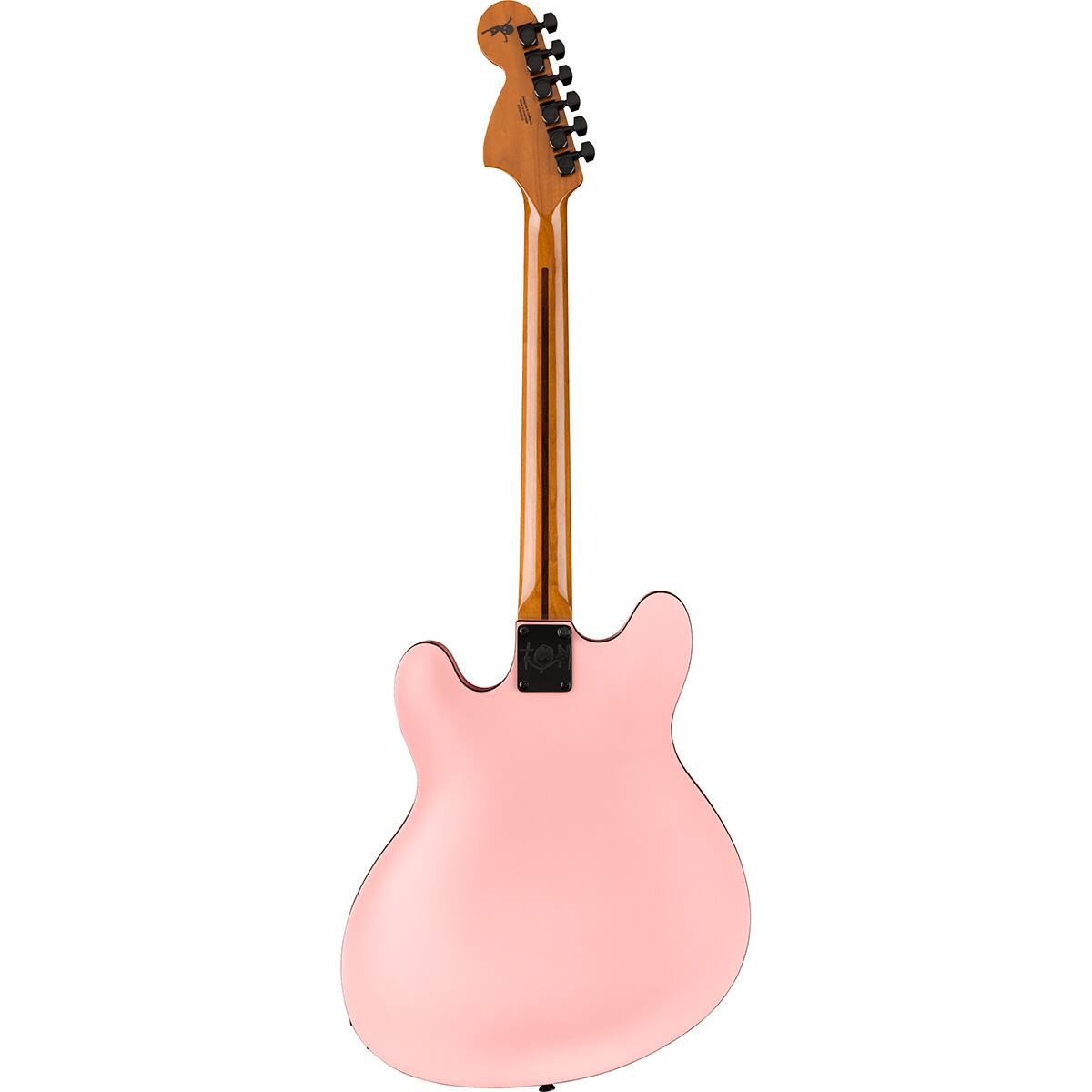 Alt View 1. Fender - Fender Tom DeLonge Signature Starcaster Electric Guitar, Satin Shell Pink.