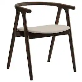 Henry Vegan Leather and Wood Dining Chair by Modway - White