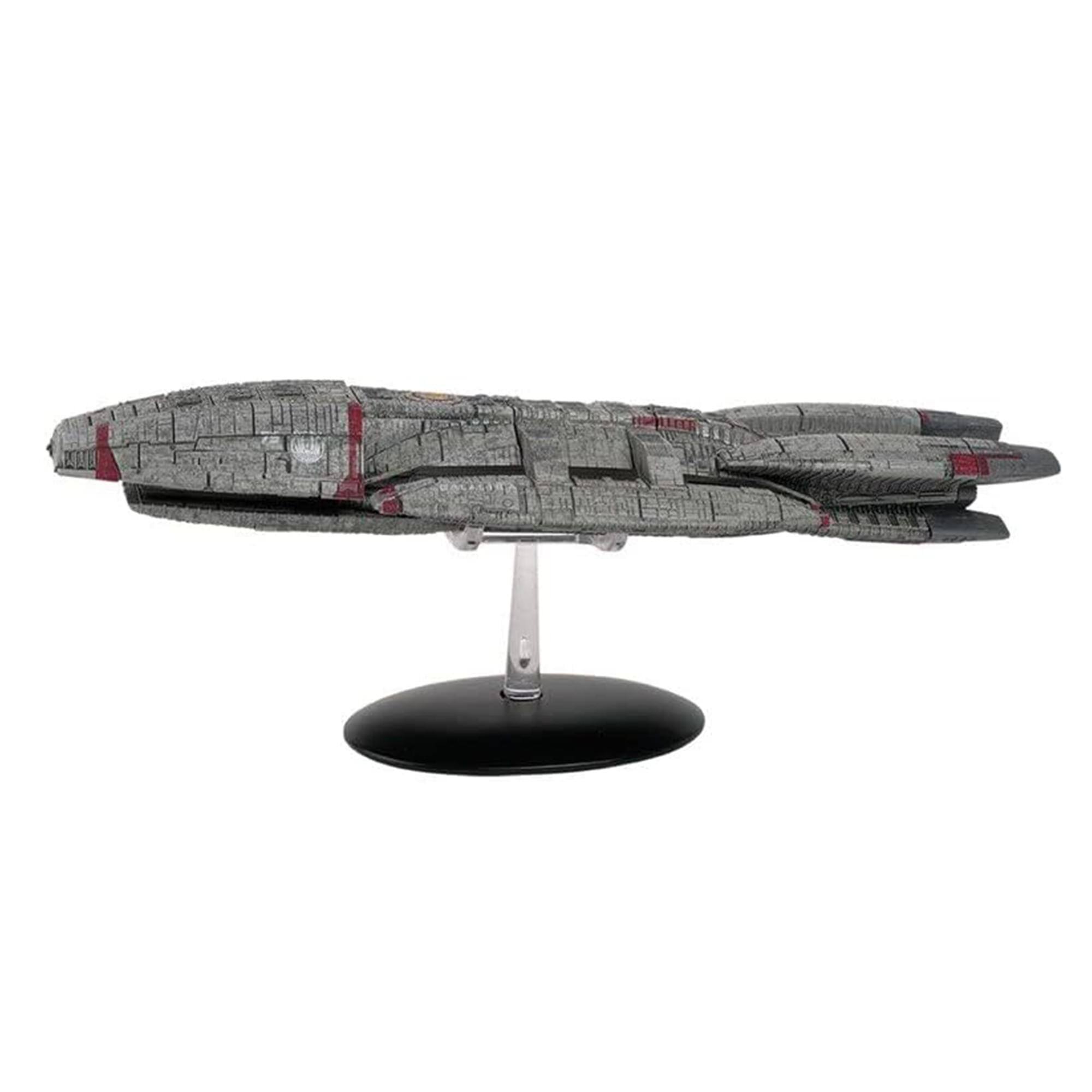 Alt View 10. Eaglemoss - Eaglemoss Battlestar Galactica Ship Replica | Galactica (Blood and Chrome) - Gray.