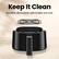 Keep It Clean
Nonstick, dishwasher-safe basket and rack