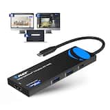 Orei - 1080p SplitXtend 2-Displays PD 100W - SX-2C1080-D100W - Black