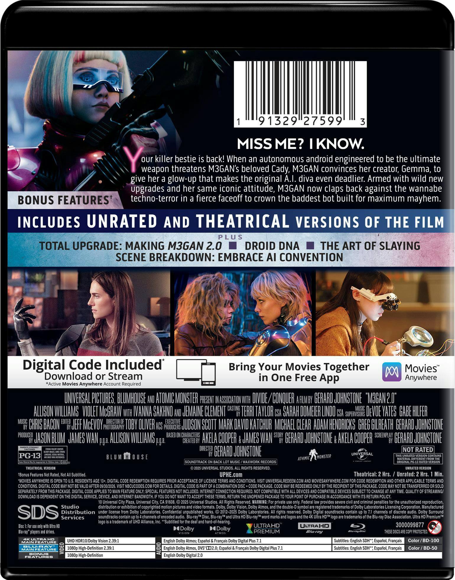 Back. M3GAN 2.0 [UHD].