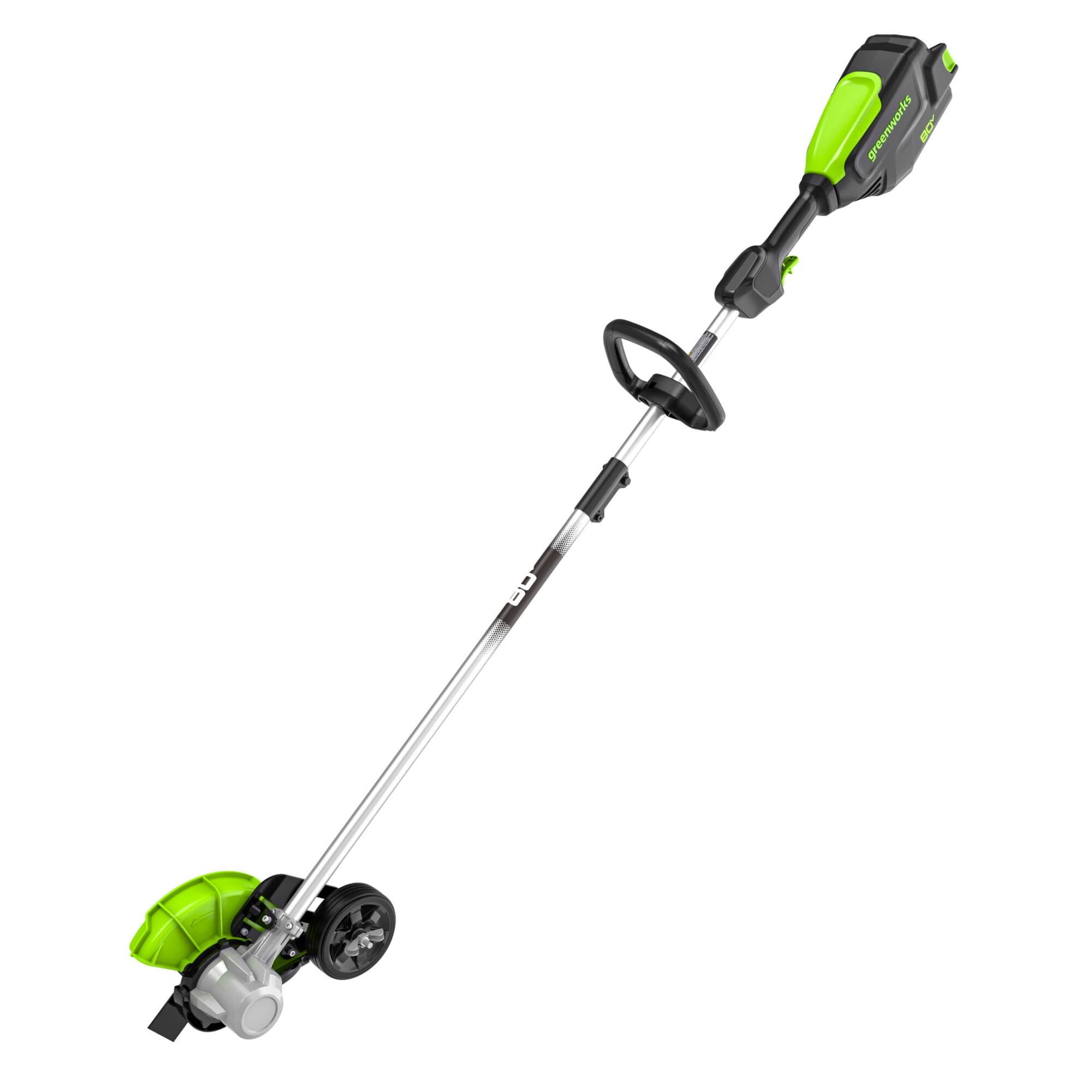 Front. Greenworks - Greenworks 80V 8" Brushless Cordless Edger, Battery and Charger Not Included - Green.