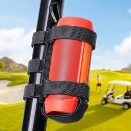 Stamp n Camp - GOFORWILD Portable Speaker Mount, Waterproof Strap for Bluetooth Wireless Speakers, Compatible with Golf Cart