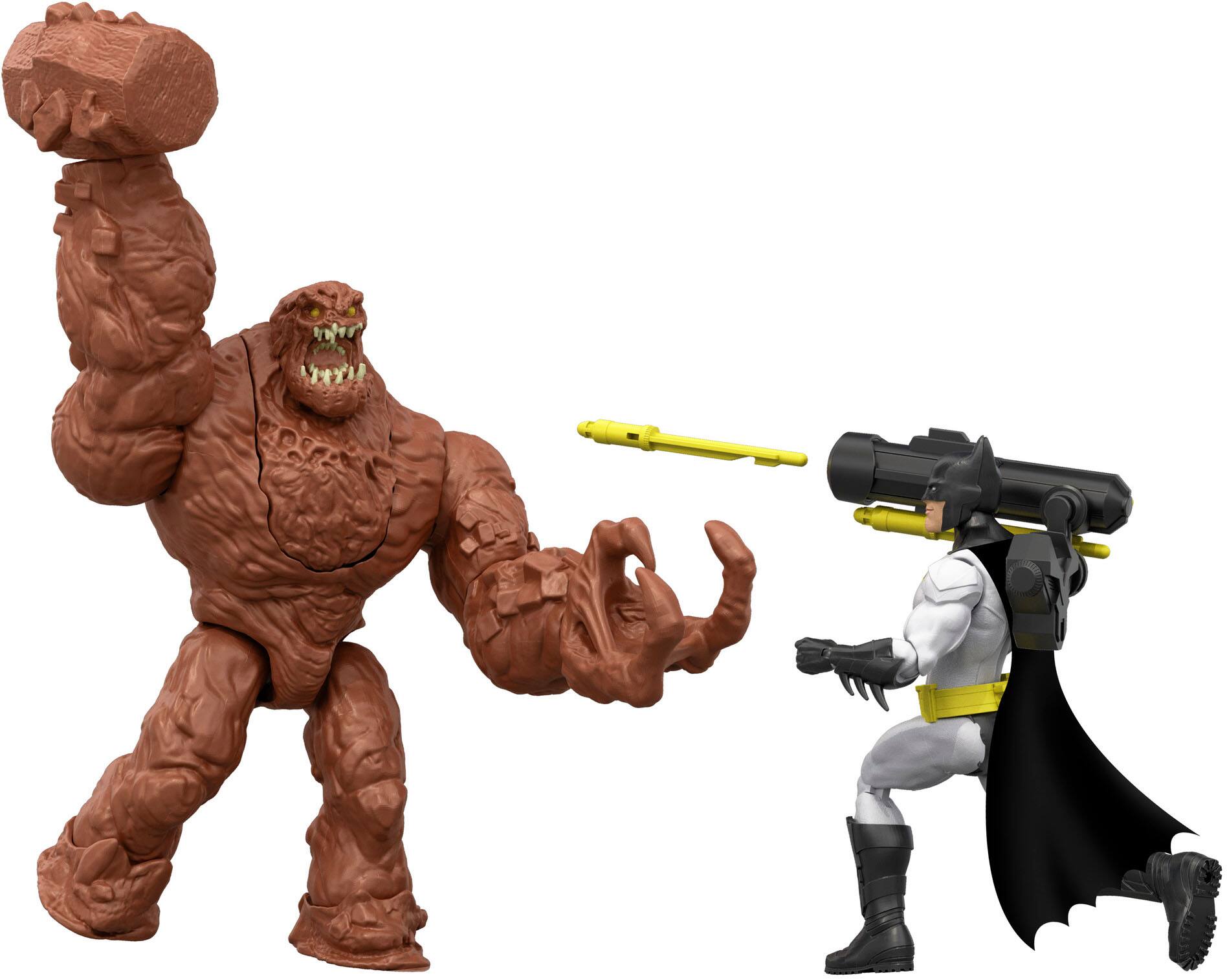 Alt View 1. Mattel - DC 6.5" Batman vs 7.5" Clayface Action Figure (2-Pack).