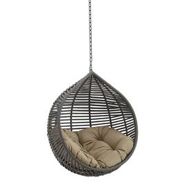 Garner Teardrop Outdoor Patio Swing Chair Without Stand by Modway - Gray Mocha