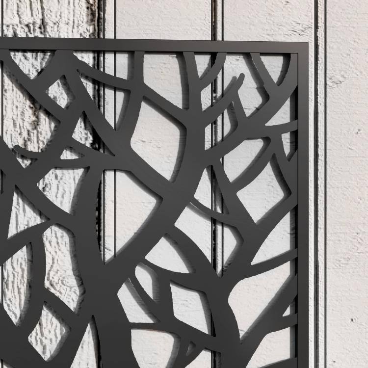 Alt View 7. PULUZ - Metal Garden Bed with Trellis for Climbing Plants, Freestanding or Wall Mounted Flower Bed , Plants NOT Included - Black.