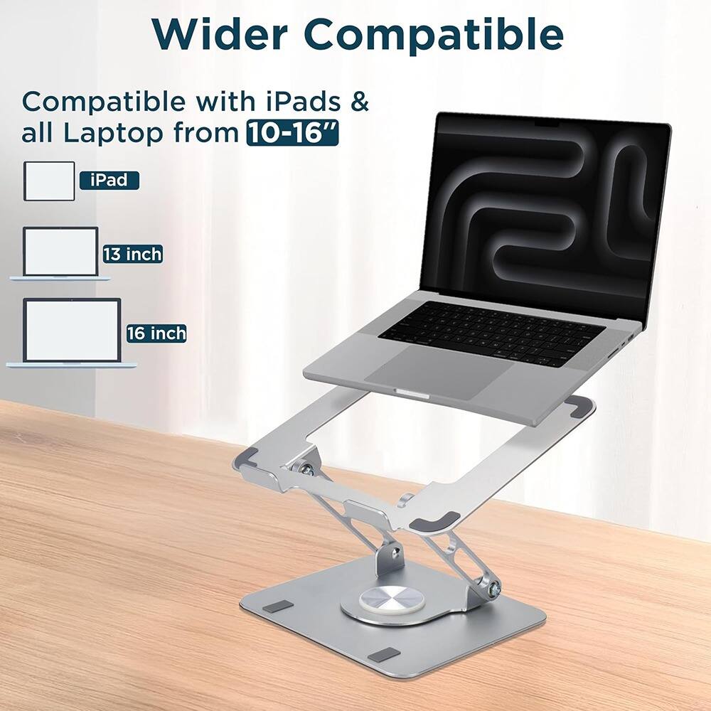 Wider Compatible

Compatible with iPads & all Laptop from 10-16"

- iPad
- 13 inch
- 16 inch