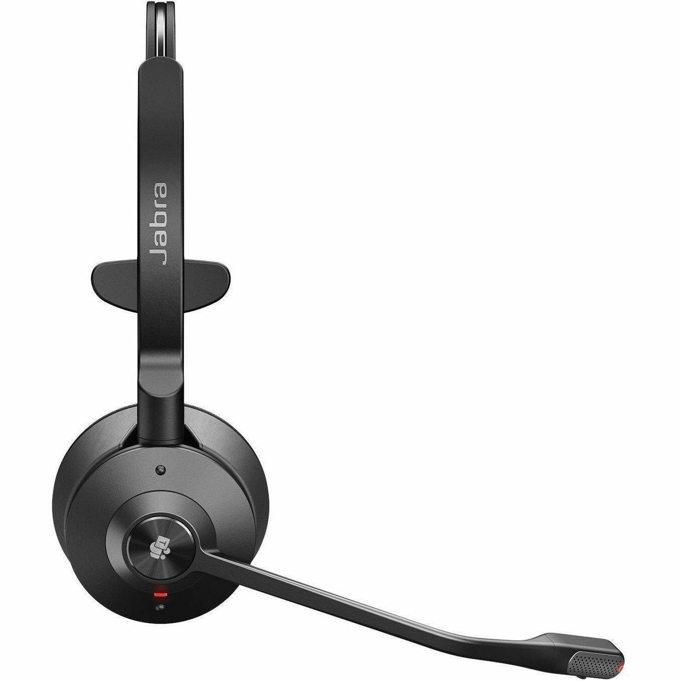 Alt View 4. Jabra - Jabra Engage 55 UC Mono USB-A with Charging Stand, TAA Compliant, NA - Microsoft Teams Certification - Mono - Wireless - Black.