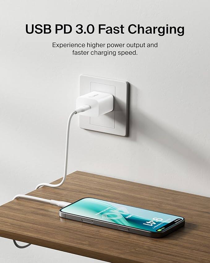 USB PD 3.0 Fast Charging

Experience higher power output and faster charging speed.