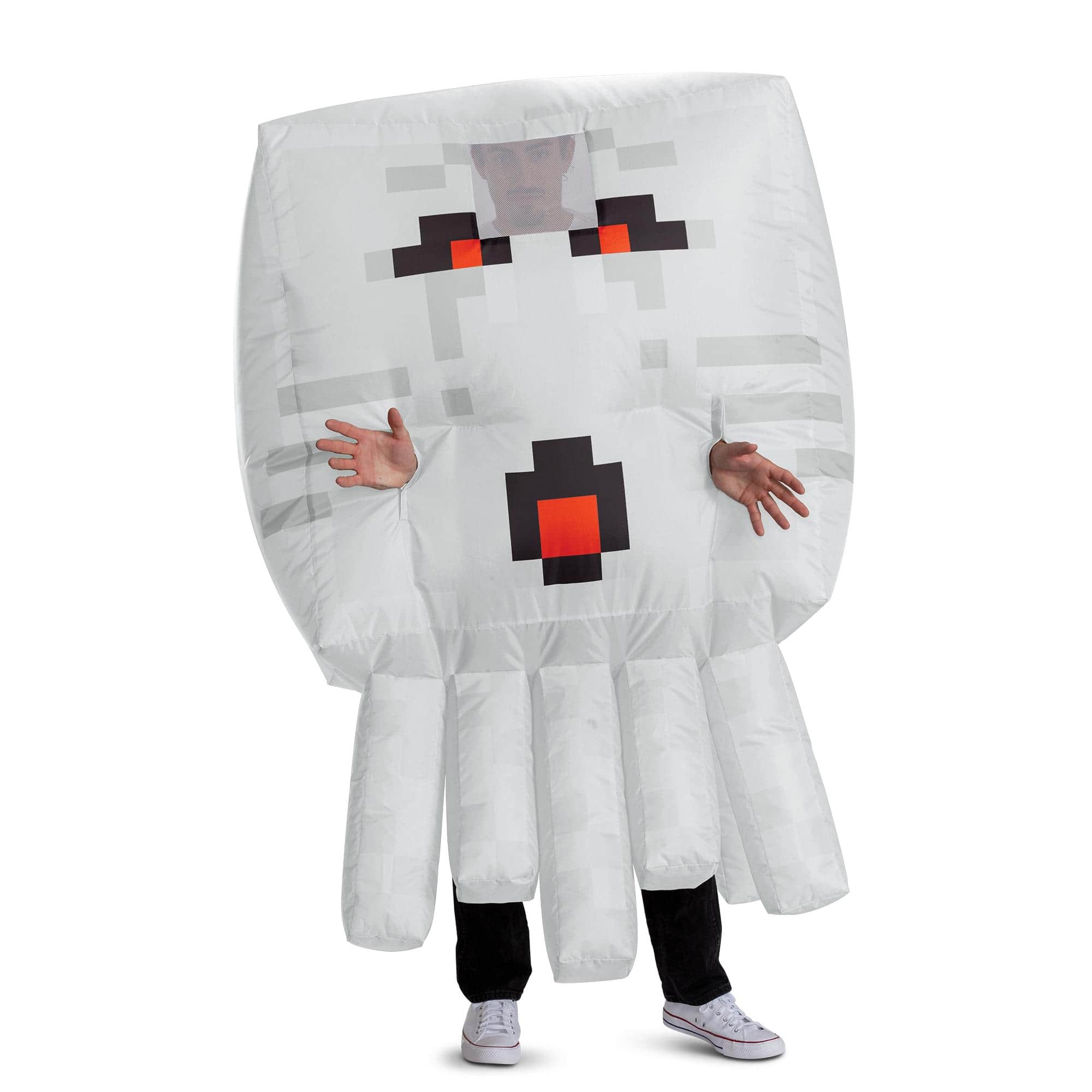 Disguise - Minecraft Ghast Inflatable Adult Costume | One Size Fits Most - Black