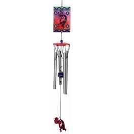 Spoontiques - Kokopelli Southwest Metal Outdoor Garden Wind Chime Patio Decoration 18 Inch