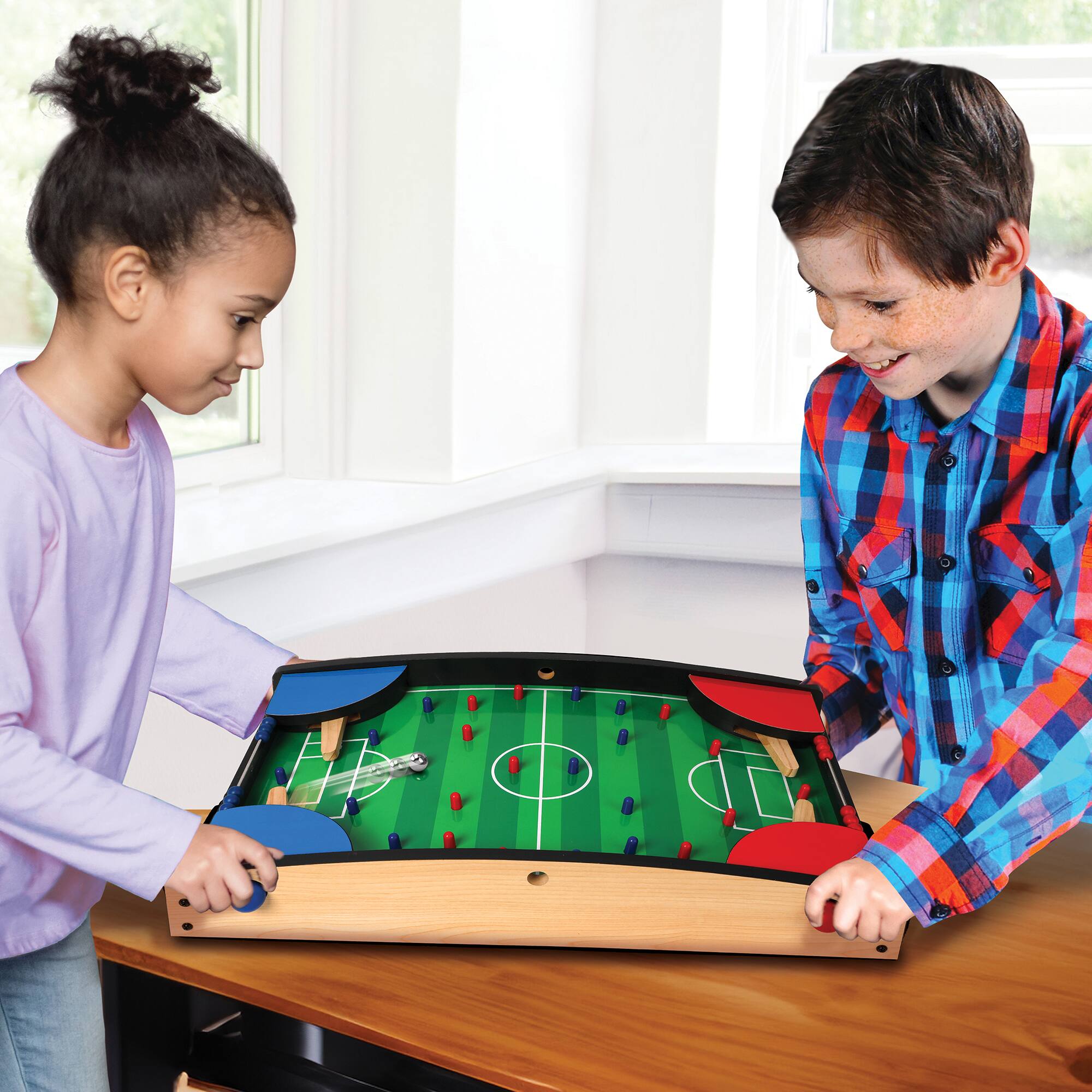 Alt View 5. Merchant Ambassador - Tabletop Soccer Pinball - 20" - Compact Traditional Arcade Game.