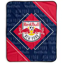 Pegasus - New York Red Bulls 50" x 60" Diamond Logo Fleece Blanket - Multicolor