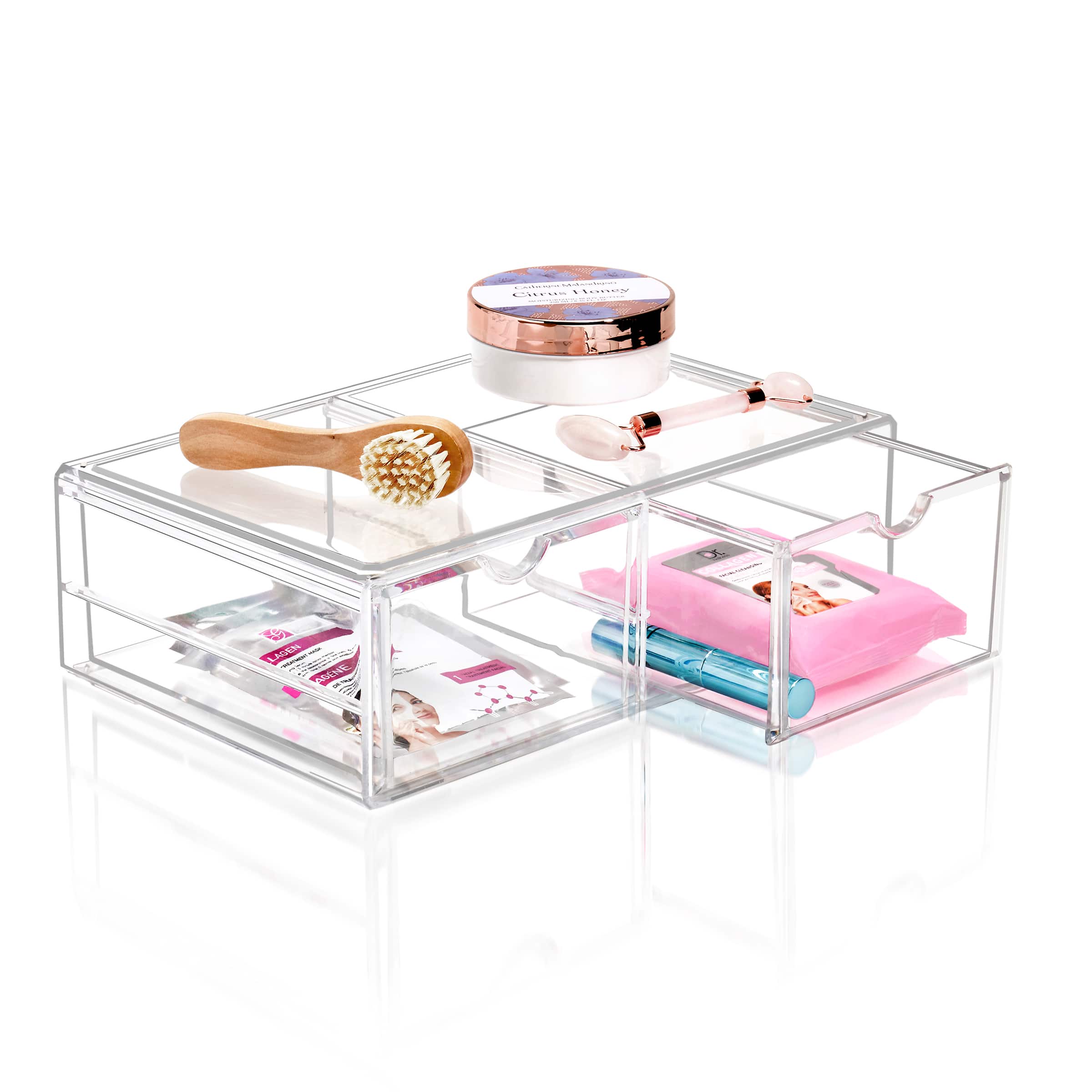 Sorbus - Makeup Storage Organizer Drawer (XL) - Clear