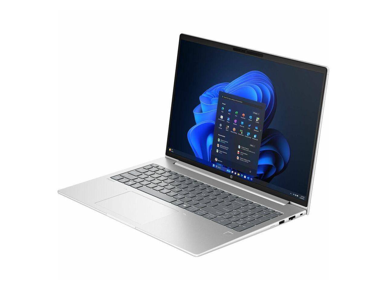 Alt View 2. HP - HP ProBook 4 G1i 16" - Intel Core Ultra 5 - 16 GB - 512 GB SSD - IPS - Windows 11 Pro - Meteor Silver.