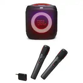 JBL - PARTY-BOX-ENCORE-ESSENTIAL-2 Portable Party Speaker with PARTYBOX-WIRELESS-MIC Digital Wireless Microphones (2026)