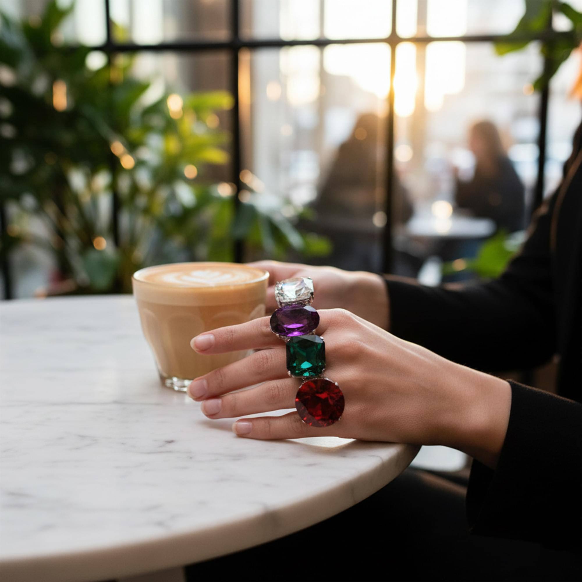 Alt View 2. Smiffys - Ring Costume Accessory - Multi-Colored.