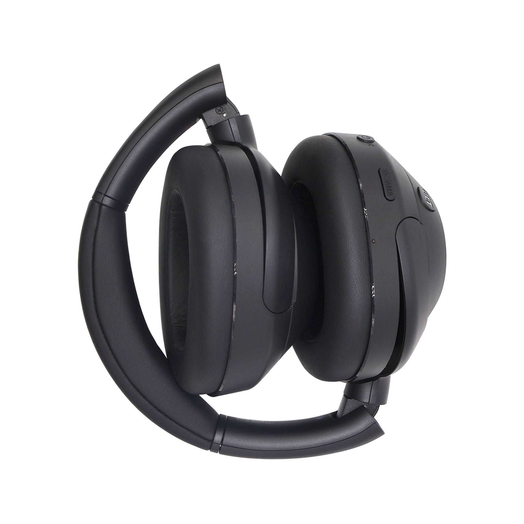 Back. Sony - Sony ULT WEAR Wireless Noise-Canceling Headphones Black with Software + Earbuds - Black.