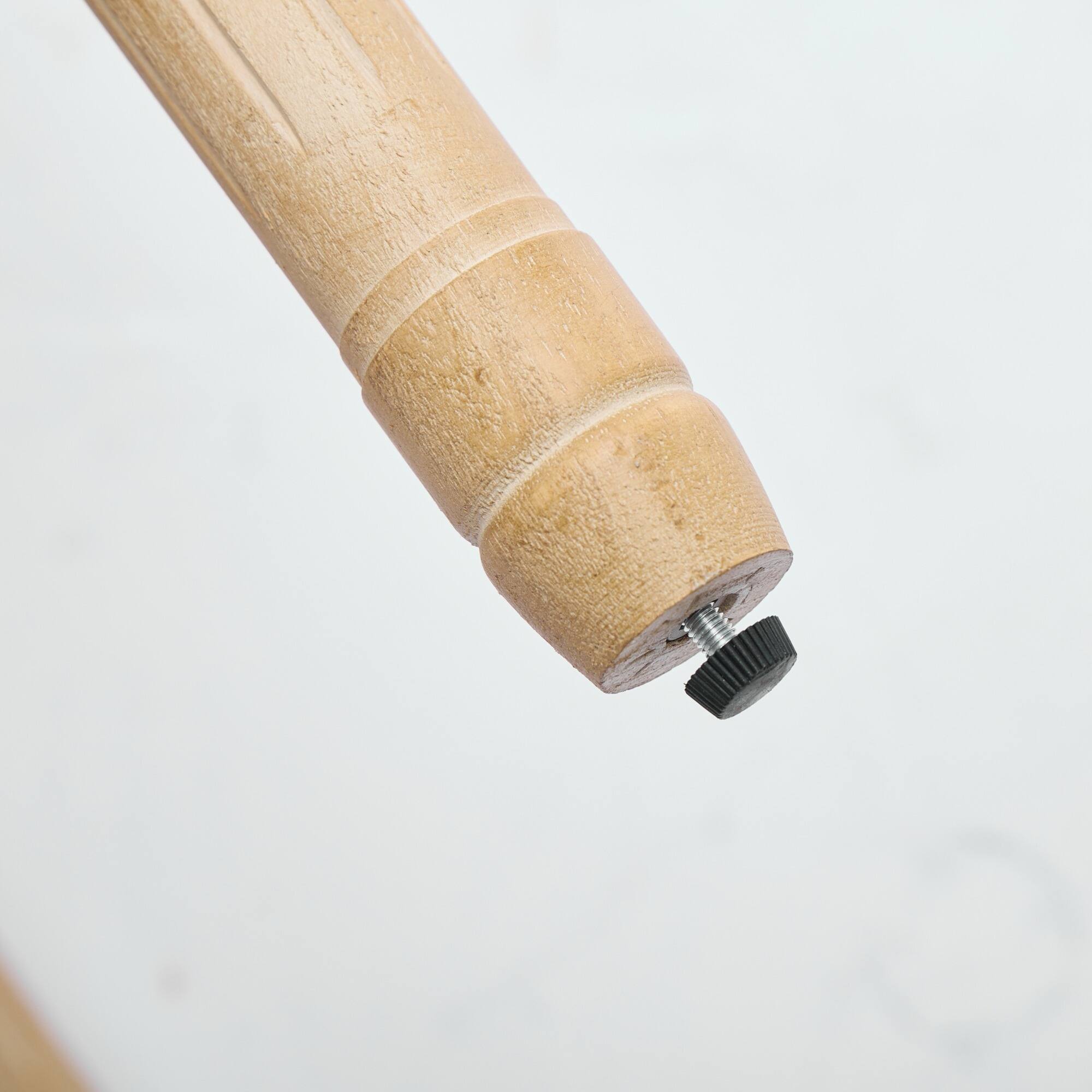 Alt View 9. GOODSILO - French Style Solid Wood Dining Chairs with Linen Upholstery and Rattan Backrest, Set of 2 - Olive Green.