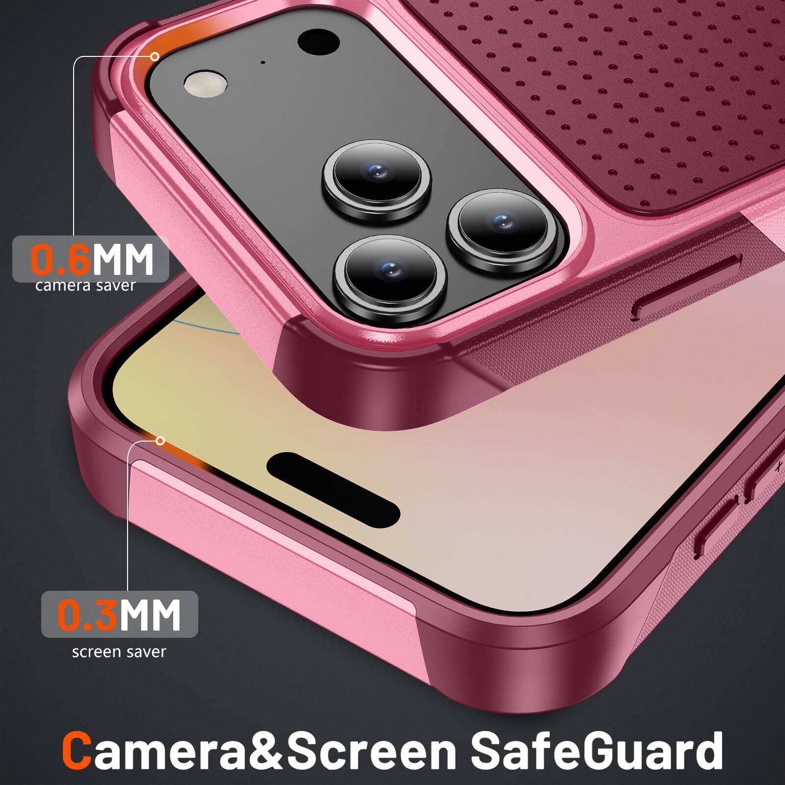 0.6MM camera saver  
0.3MM screen saver  
Camera&Screen SafeGuard