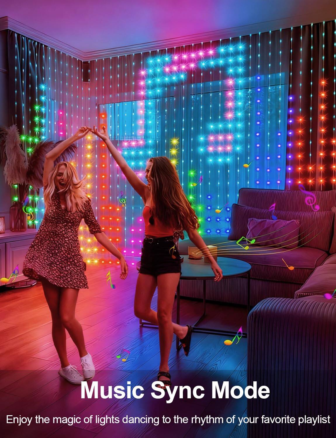 Music Sync Mode  
Enjoy the magic of lights dancing to the rhythm of your favorite playlist
