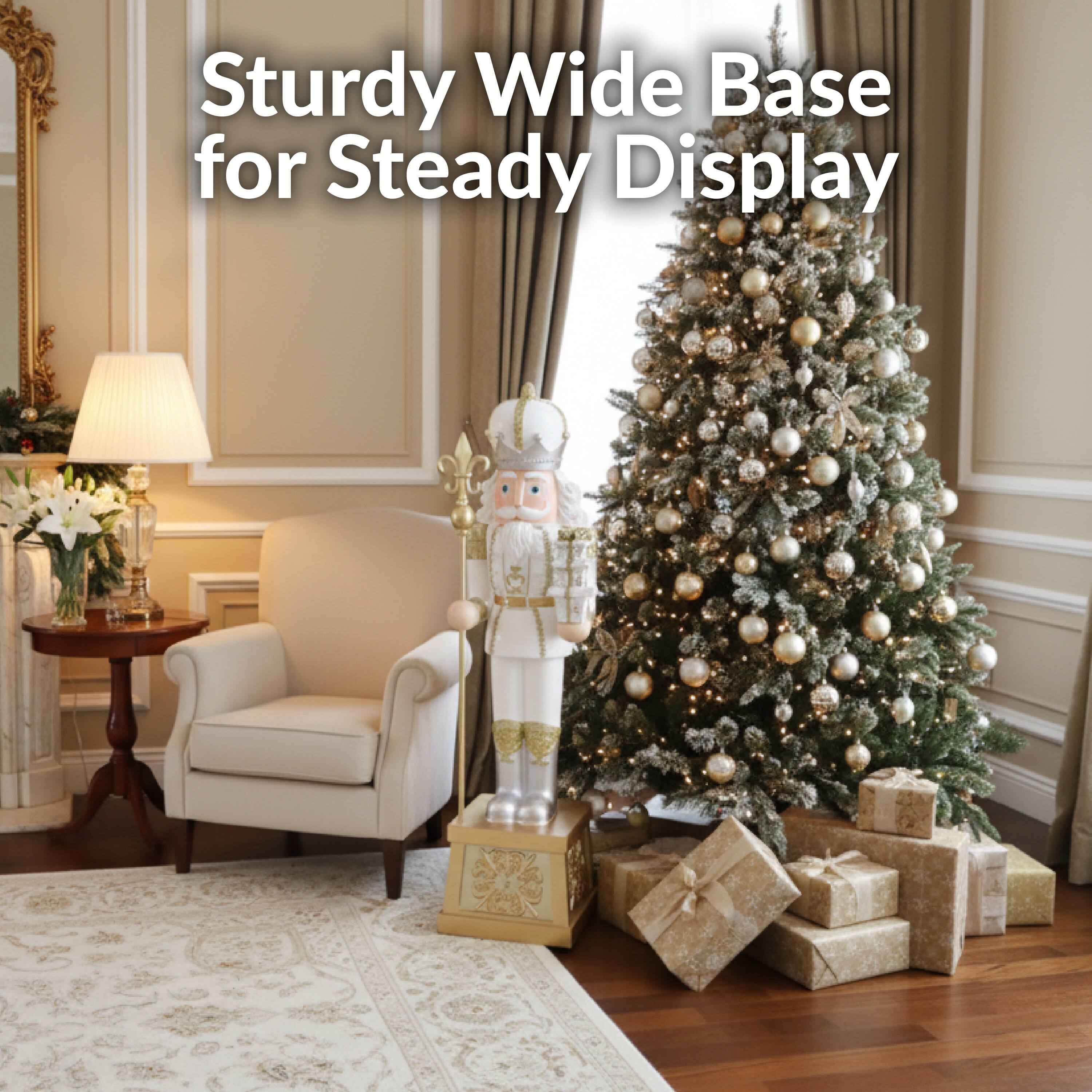 Sturdy Wide Base for Steady Display