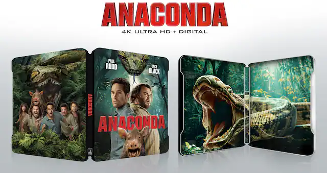 Front. Anaconda (Steelbook) - 4K Blu-Ray.