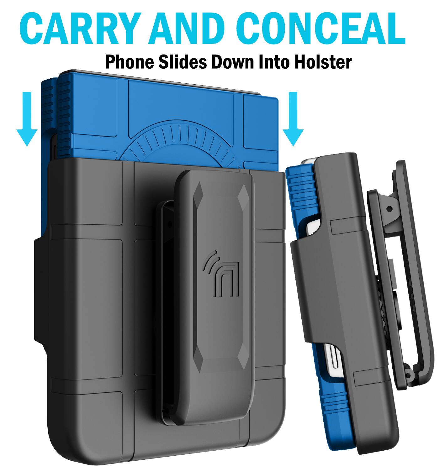 Nakedcellphone Combo for Samsung Galaxy Z Flip 8 Phone Slim Case and ...
