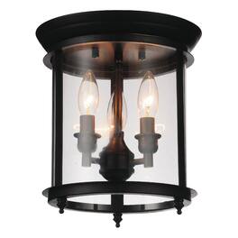 CWI Lighting - Desire 3 Light Cage Flush Mount With Oil Rubbed Bronze Finish - Oil-Rubbed Bronze