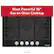 Most Powerful 36" Gas-on-Glass Cooktop based on total BTU
