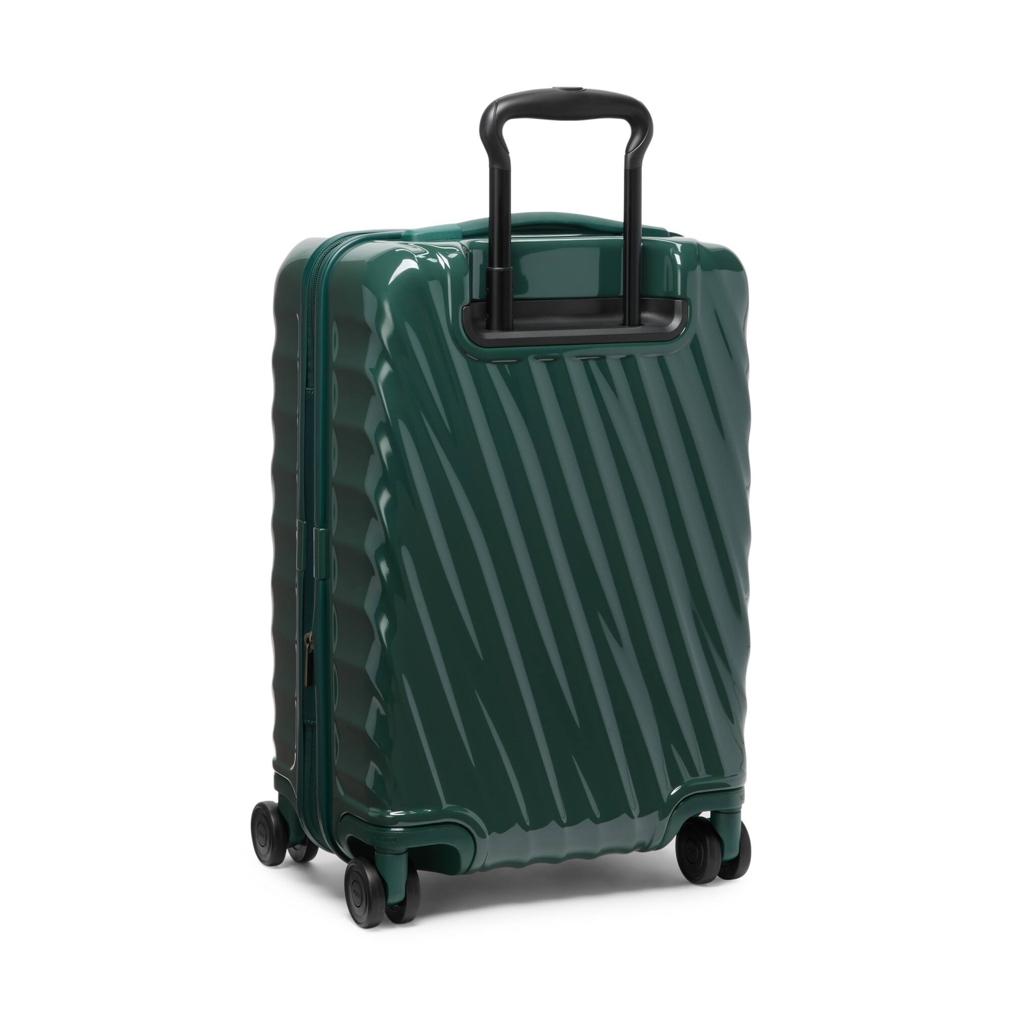 Back. TUMI - 19 Degree International Expandable 4-Wheel Carry-On Spinner Suitcase - Deep Pine.