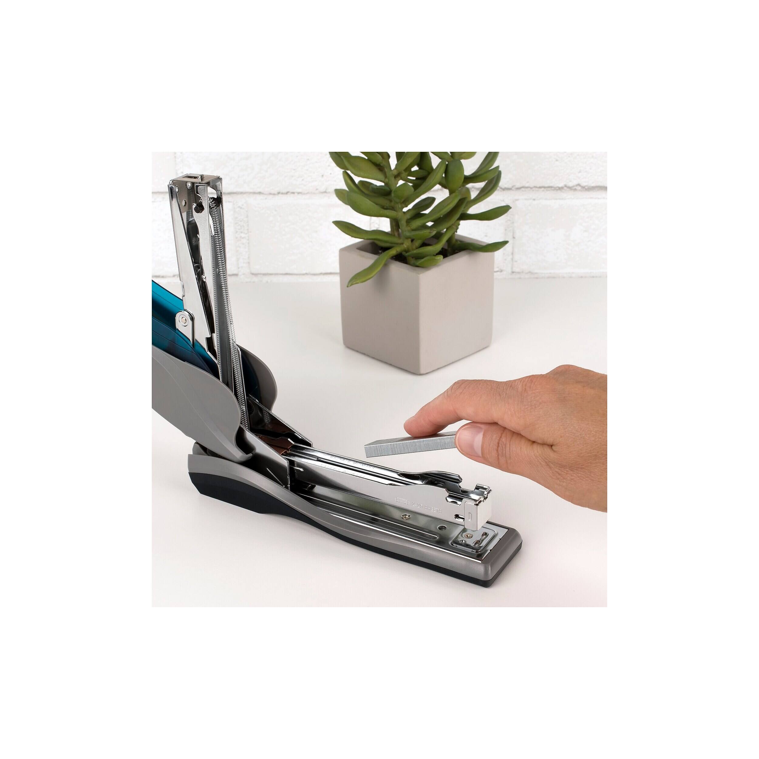 Alt View 6. Swingline - Swingline Optima 25 Reduced Effort Stapler, 25-Sheet Capacity, Blue/Gray (66404) - Blue/Gray.