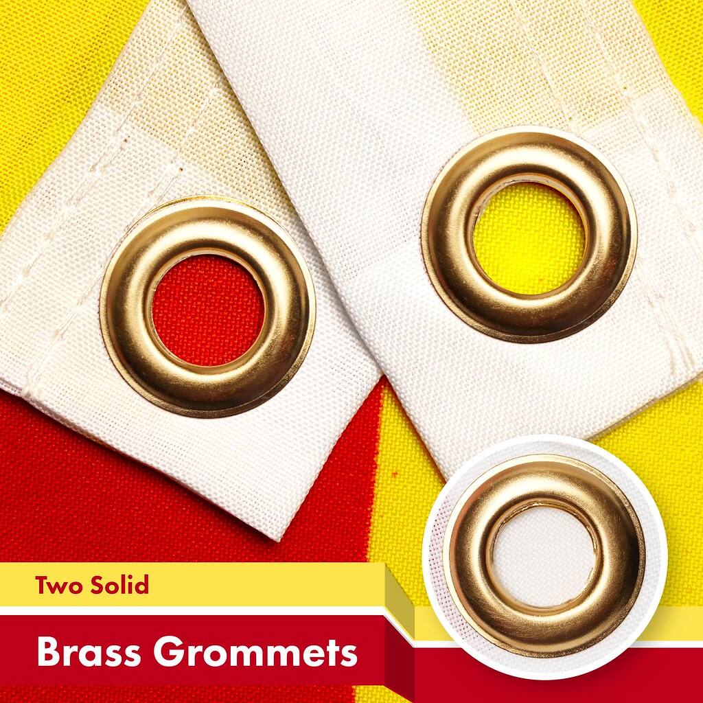 Two Solid Brass Grommets