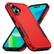 Front. Entronix - Entronix iPhone 17 Case - Premium Dual-Layer Soft-Touch Protection in Red - Red.