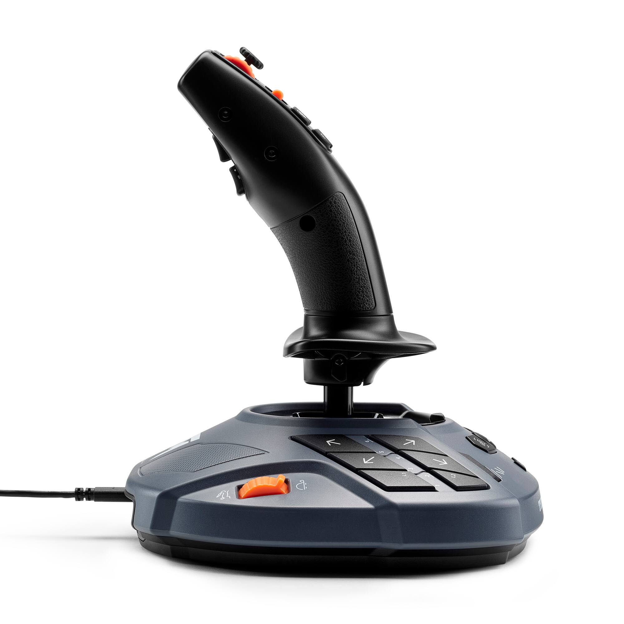 Left. Thrustmaster - Thrustmaster SimTask FarmStick:  Officially Licensed by Sony - Multicolor.