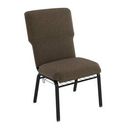 Flash Furniture - Advantage Jute Discount Church Chair - 21 in. Wide - Brown