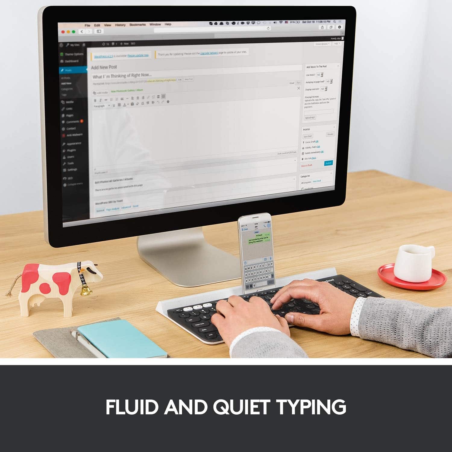 Fluid and Quiet Typing
