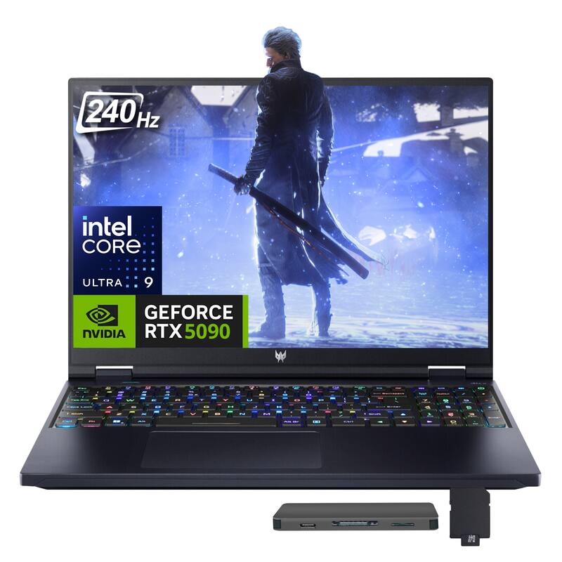 240 Hz Intel Core Ultra 9 GeForce NVIDIA RTX 5090