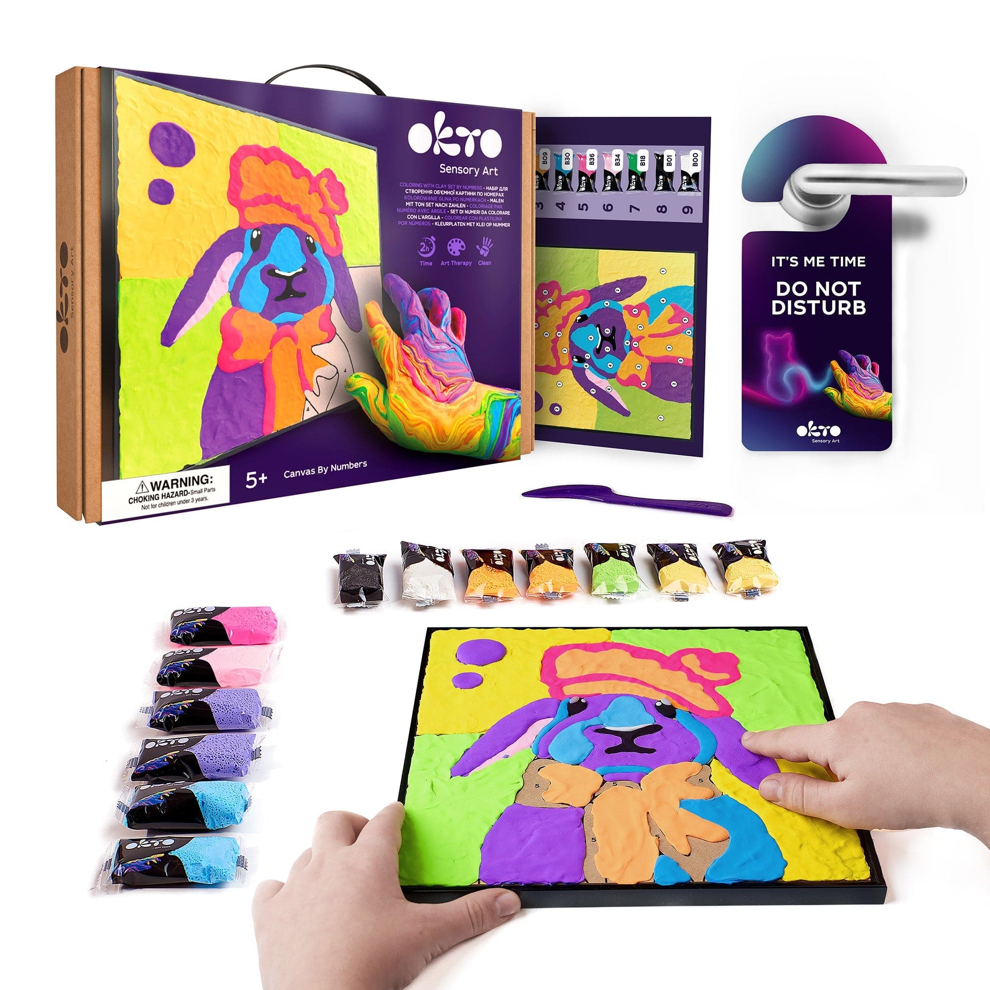 OKTO - Clay-by-Numbers Kit – “Bunny” (11.4” x 11.4”) price history on PriceWatchPro